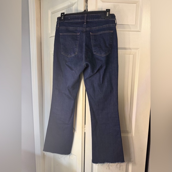 Women's Blue Flared Jeans - Picture 3 of 6